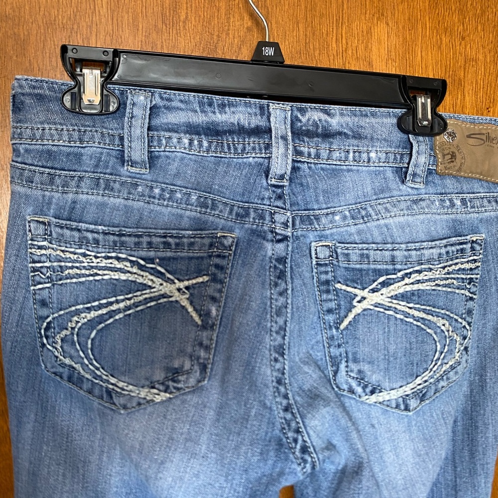 Vintage Lowrise Silver Jeans Suki 30x32